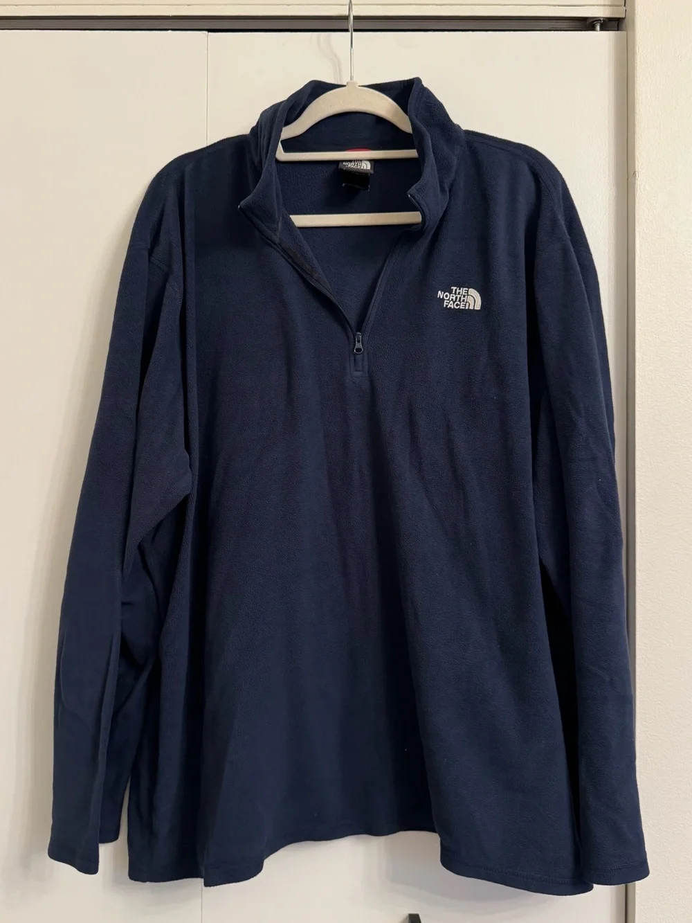 The North Face Men’s Navy Half-Zip Fleece Pullover